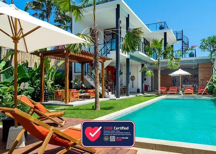 Hotel Beachside Villas - 3 Minute Walk To Batu Belig Canggu (Bali)